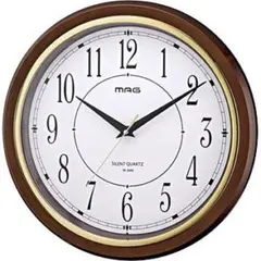 送料込 MAG 連続秒針 アナログ クォーツ サイレント壁掛け時計 W-648