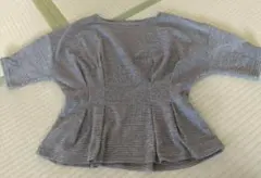 生地が厚め。INTERPLANET 半袖ニット フリーサイズ