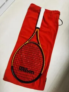 即使用可！！Wilson BURN100s最新型！！希少なラケットカバー付き！