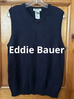 Eddie Bauer エディーバウアー 　　　　　 Vネック ベスト ネイビーのサムネイル