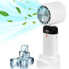 携帯扇風機 ハンディファン 接触冷感 急速冷却【半導体瞬間冷却】