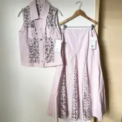 2点セット　ill papiro イル・パピロ　セットアップ　シャツ　スカート