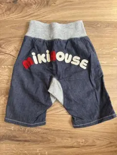 MIKI HOUSE 7分丈パンツ インディゴブルー 80