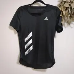 adidas　半袖　アディダス　ランニング　トレーニング　エアロレディ