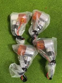 新品　汎用 ミニウィンカー ＾丸型 メッキ/オレンジ4個入りのサムネイル