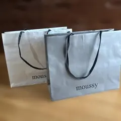 moussy‼️ショップバッグ　紙袋2点セット（色違い）①