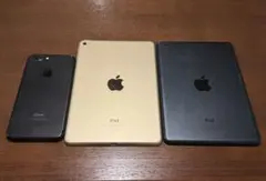 【ジャンク品】iPad mini初代4代16GB iphone7+256GBのサムネイル