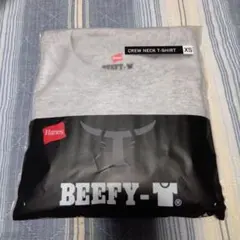 Hanes BEEFY-T クルーネックTシャツ グレー XSのサムネイル