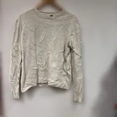 L.O.G.G. アイボリー 長袖　H&MTシャツ M