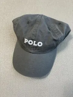 POLO チャコールグレー キャップ　美品