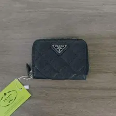 PRADA ブラック キルティング コインケース