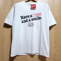 【Lサイズ】UNIQLO キース・ヘリング × コカ・コーラ UT グレー