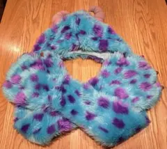 ディズニー　モンスターズインク サリー　マフラーキャップ ファンキャップ