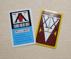 ハンターハンターライセンスカード 2枚セットのサムネイル