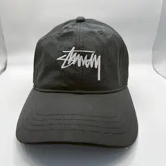 【新品】 キャップ 帽子 刺繍ロゴ ブラック ストリート 男女兼用 フリーサイズ