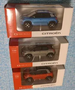 C3 AIRCROSS ミニカー 3台セット 1/64　レノブ　NOREV