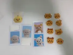 ちいかわベーカリー、リラックマ、いしよわちゃんシール