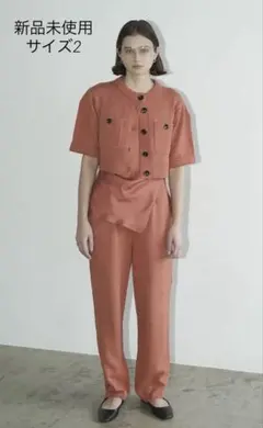 CLANE HALF SLEEVE KNIT TOPS & PANTS SET