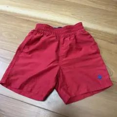 レッド ポロ ハーフパンツ