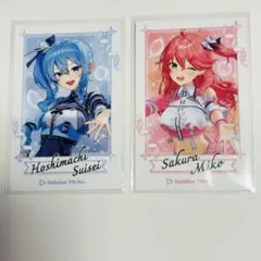 さくらみこ 星街すいせい ホロライブ 7th Fes expo　チェキ風カード