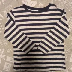 PETIT BATEAU ストライプ 長袖カットソー 104cm