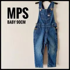 【極美品】MPS エムピーエス デニム サロペット パンツ ベビー 90cm