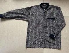 長袖シャツ ネイビー