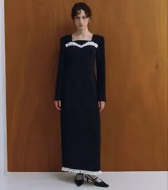 ANDRESD frills flare dress - メルカリ