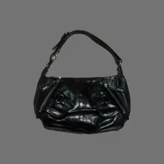 00s archive city leather hand bag grungeのサムネイル