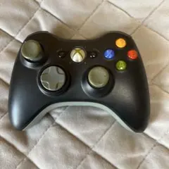 ジャンクXbox 360 ワイヤレスコントローラー＆有線コード、バッテリー