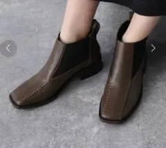 JEANASIS スワールモカサイドゴアブーツ