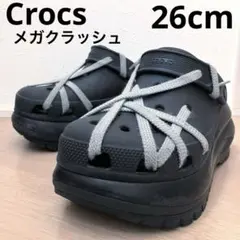 クロックス Crocs メガクラッシュクロッグ 厚底サンダル 26cm