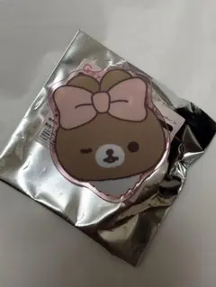 リラッくじ チャイロイコグマ G賞 アクリルバッジ