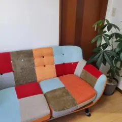 あなたったさん専用Francfranc navia パッチワークソファ　シングル Francfranc】フランフラン NAVIA SOFA ナビアソファ カラフル