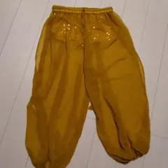 ハーレムパンツ　黄色　ベリーダンス