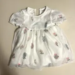 H&M ボディスーツ付き刺繍チュールワンピースのサムネイル