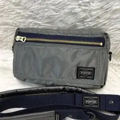 激レア PORTER EXCHANGE TANKER ショルダーバッグ シルバー
