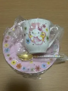 猫ちゃん 食器 まとめ売り カップソーサー 茶碗 スプーンフォーク 