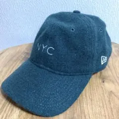 美品 キャップ 帽子 NEWERA ニューエラ グリーン 緑