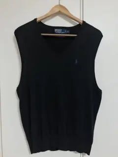 Polo by Ralph Laurenカシミヤシルク混ニットベスト　LLサイズ
