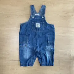 ※値下げ※【e-baby】デニムロンパース FREEサイズのサムネイル