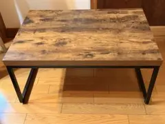 ニトリ　テーブル ステイン 幅80cm 廃番モデル 美品のサムネイル