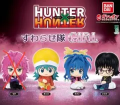 HUNTER×HUNTERすわらせ隊GIRL 3体セット　ネオン、ポンズ、シズク