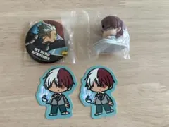ヒロアカ 轟焦凍 グッズ 缶バッジ フィギュア ステッカー