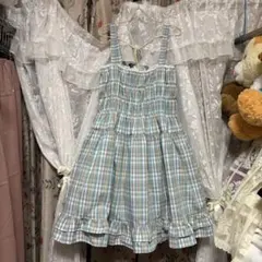 ⑥⓪②大きいサイズ＊LL〜6Lほど＊チェック柄ワンピース