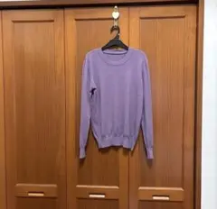 セーター 薄紫 M相当 化繊