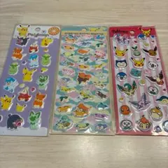 ポケモン スポンジシール ぷっくりシール ポケットモンスターのサムネイル