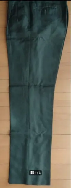 黒　スラックス　イタリア製