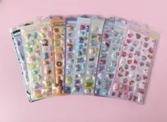 ボンボンドロップシール 3D 立体 ぷっくり 10枚 キャラクター