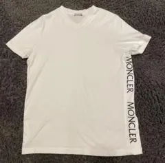 モンクレール 黒ワッペン Tシャツ ホワイト サイズS 国内正規品 4S160 